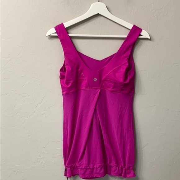 Lululemon bright pink work out top size 6 - Picture 6 of 12